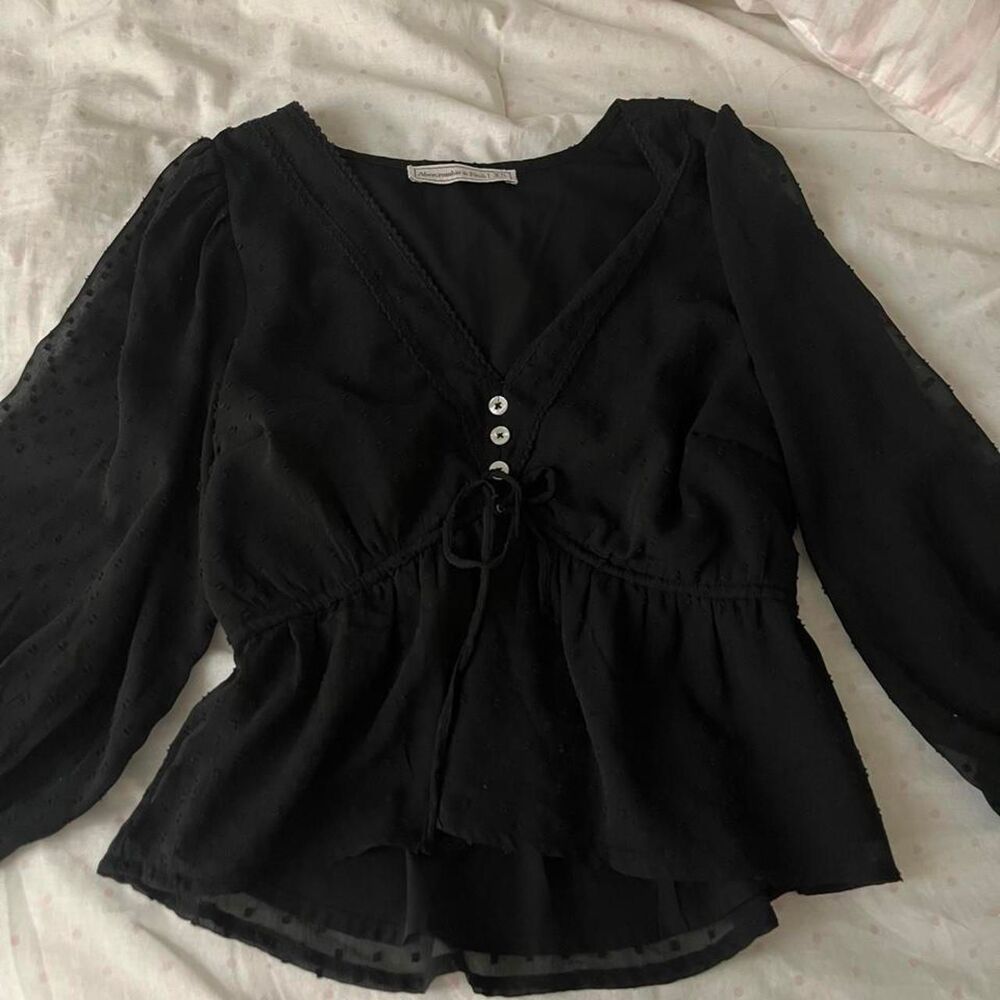 Abercrombie-fitch Women's Black Blouse